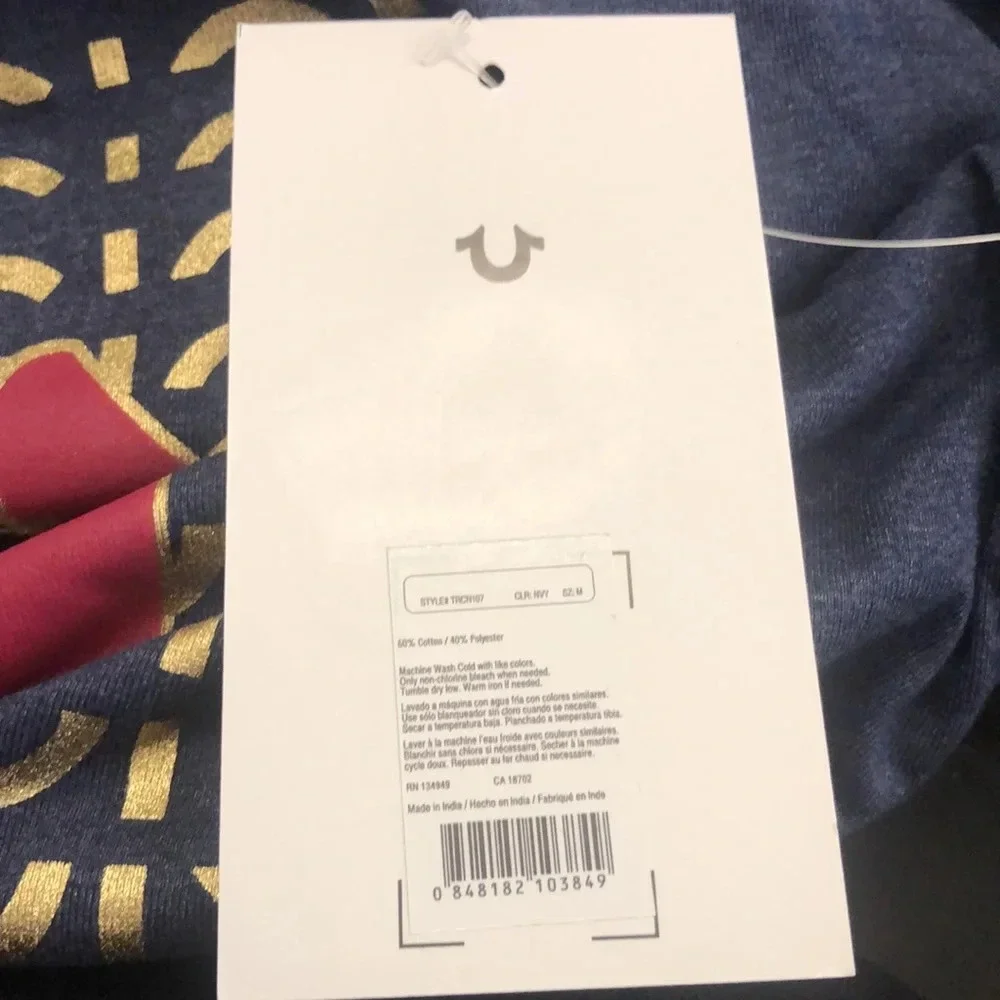 True Religion 60% cotton